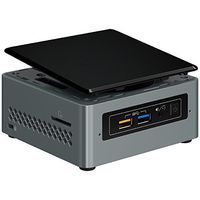 Intel NUC NUC6CAYH Mini PC/HTPC, Intel Quad-Core J3455 Upto 2.3GHz, 4GB DDR3, 1TB HDD, WiFi, Bluetooth, 4k Support, Dual Monitor Capable, Windows 10 Professional 64Bit (4GB + 1TB HDD)