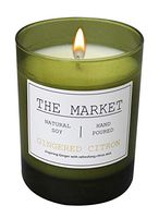 Scentsational THE MARKET Revitalizing Aromatherapy Essential Oil Scented Soy Candle (Gingered Citron)