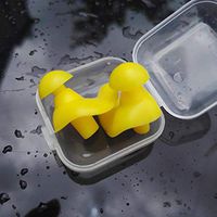 Jenny.Ben Silicone earplugs Sleep earplugs Noise Protector Noise Reduction Hearing Protector 2 Pairs Ear Plugs 3