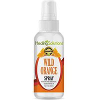 Wild Orange Spray – Water Infused with Wild Orange Essential Oil – 2oz Bottle by Healing Solutions