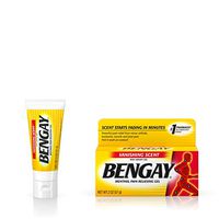 Vanishing Scent Bengay Pain Relief Gel, Non-Greasy Topical Pain Reliever with Cooling Menthol, 2 oz