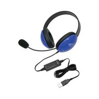 Califone 2800BL Childs Stereo Headphone, Blue