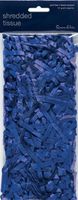 CONTY Shredded Dark Blue Tissue Paper - Ideal Inside Gift Bag/Box