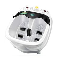 Foot Massagers Foot Bath Split Foot Bath Automatic Massage Heated Footbath Electric Heated Foot Bath Barrels can be Sent to Friends Massage Tools (Color : White, Size : 46.836.826.8cm)