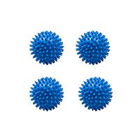 Hard PVC Dryer Balls Laundry Balls,Reusable,7cm in Diameter,Blue (4)