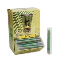 King Palm - Hand Rolled Palm Leaf Wrap Rolls - PreRoll + Tube - 1 Roll/Tube - 1 Individual Unit - (Slim)