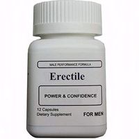 Erectile - Performance Supplement for Men for Strength, Energy, and Endurance  -12 Capsules