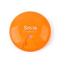 Dolly RB255 Portable Rotating 7 Day Weekly Pill Cases for Travel,Round Plastic Storage Box,Day Display