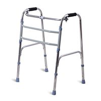 Stainless Steel Folding Aid Walker Multifunctional Disabled Walking Aids Senior Assistant