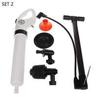 OTGO 1 Set Household High Pressure Toilet Plunger Manual Air Drain Blaster Dredge Clog Remover For Toilets Kitchen Bathtub Showers Sink (Medium)