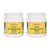 Swanson Senior Muscle Retention Protein Powder - Chocolate 1.06 lb (480 g) Pwdr (2 Pack)