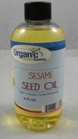 Sesame Seed Oil - Refined 100% Pure 128 Oz / 1 Gallon - Sesame Oil -Cold Pressed - Great for hair, skin and oral health