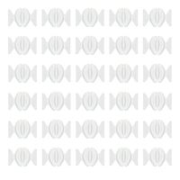 LazyMe 30 Pairs Clear Eyeglass Nose Pads, Silicone Non-Slip Adhesive Nose Pads for Sunglasses Spectacles, 2.5 mm