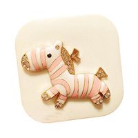 Unique Personal Eye Care Fashion Little Horse Contact Lens Case/Holder-White