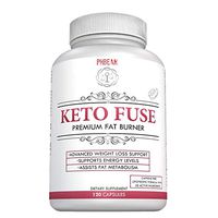 Keto Fuse 120 Caps - Keto Fat Burner for Women and Men - Caffeine Free- Lipotropic Formula- Burns Fat and Preserve Muscle- Garcinia Cambogia + 28 Active Ingredients. (40)