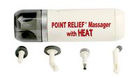 Point Relief Mini-Massager Battery-Powered for Pain Relief, Tension Relief and Massage Therapy with Heated Tip (14-1051)