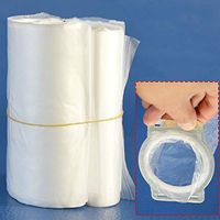 200PCS Colostomy Bags Ostomy Stoma Cut to Fit One-Piece System Disposable Pouches (9.05inch x 3.7 inch)