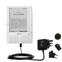 Advanced International Wall AC 2A Charger Compatible with Amazon Kindle (1st Generation) - Powerful 10W Charging, Built with Gomadic Brand TipExchange Technology, for Worldwide use