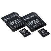 Samsung Exhibit 4G Cell Phone Memory Card 2 x 16GB microSDHC Memory Card with SD Adapter (2 Pack)
