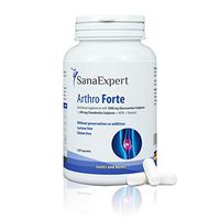 SanaExpert Arthro Forte, Nutritional Supplement for Joints, Bones & Cartilage, Glucosamine, Chondroitin, MSM + Vitamin C, 120 Count