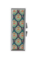 jkfgweeryhrt Pill Box for Purse or Pocket Pill Case Decorative Boxes Gift Box Pill Organizer for Travel Pill Box - Ornate Paisley Hummingbird