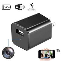WiFi Mini Hidden Spy Camera 1080P HD Motion Detection Charger Camera Wireless Home USB Security Camera with Charger WiFi Hidden Charger Camera Nanny Cam Live Feed Remote Control with App