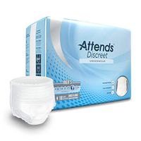 Attends ADUM35 Adult Absorbent Underwear Discreet Pull On Large / X-Large Disposable Moderate Absorbency. Case of 72