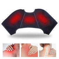 Shoulder Heating Wrap Natural Magnetic Heat Therapy Neck and Shoulder Pain Relief Self-Heating Comfortable Soft,XL