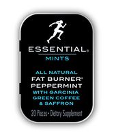 VitaThinQ, Essential Mints, Fat Burning Weight Loss Peppermints, All Natural Gluten Free, Non GMO, Vegan, Weight Loss Dietary Supplements, Eighty Mints