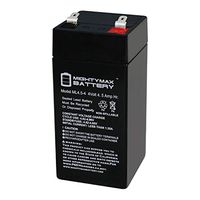 ML4.5-4 - 4 Volt 4.5 AH Rechargeable SLA Battery - Mighty Max Battery Brand Product