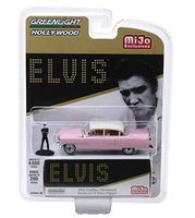 Greenlight Hollywood Elvis 1955 Cadillac Fleetwood Series 60 with Elvis Figure 1/64 Diecast Model Car 51210