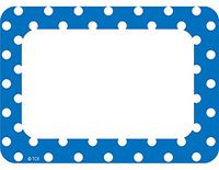 Teacher Created Resources Blue Polka Dots Name Tags/Labels (5585)