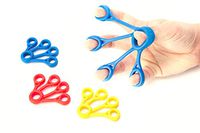 Finger Stretcher Hand Resistance Bands Hand Extensor Exerciser Finger Grip Strengthener Strength Trainer Gripper set for Arthritis Carpal Tunnel Exercise Guitar and Rock Climbing 3pcs(Extensor)