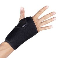 LYZ Adjustable Wrist Support Elastic Hand Wrist Brace with Interior Metal Plate Support for Sports Basketball
