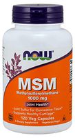 Now Foods MSM 1000 Milligrams - 120 Veg Caps 8 Pack