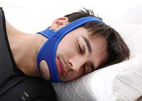 Blansdi Anti Snoring Chin Strap for Women Men, Anti-Snoring Devices Stop Snoring Solution Chin Tray Snore Stopper and Sleep Aid Blue