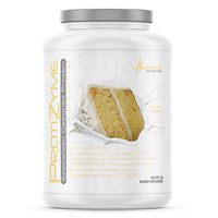 Metabolic Nutrition, Protizyme, 100% Whey Protein Powder, High Protein, Low Carb, Low Fat Whey Protein, Digestive Enzymes, 24 Essential Vitamins and Minerals, Vanilla Cake, 5 Pound (ser)