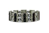 Relaxus Magnetic Jewelery. Magnetic Diamond Shell Bracelet.