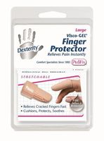 Visco-GEL® Fabric-Covered Finger Protector Small