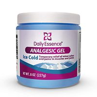 Daily Essence Analgesic Gel, 8 oz for sore arms, legs, back & muscles