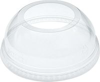 Dart DLW626 Clear Lid PET 626 Dome With Ex Lg Hole (Case of 1000)