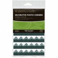 Decorative Photo Corners 126/Pkg-Silver