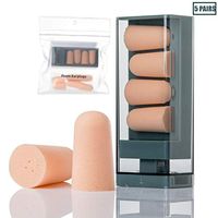 Ear Plugs for Sleeping Noise Cancelling, Premium High Fidelity Denoise Soft Silicone Foam Earplugs with Pop-up Storage Box for Concerts, Shooting, Swimming, Snoring, Working, Studying, Kids, Adults-A