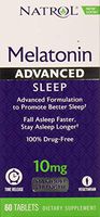 Natrol Advanced Sleep Melatonin Tablets, Maximum Strength, 60 Count, Pack of 5