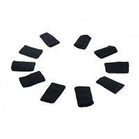 30X Stretchy Finger Protector Sleeve Support Arthritis Sports Aid Straight Black