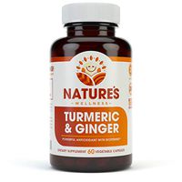 Turmeric Curcumin with Ginger & Bioperine - Natural Pain Relief & Joint Support | Highest Potency with 95% Standardized Curcuminoids | Gluten Free | Non-GMO | 60 Vegetarian Capsules