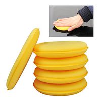 WINOMO Car Wax Sponge Cleaning Scrubber Waxing Polish Wax Foam Sponge Applicator Pads Cars Multipurpose Cleaner Tool(5 PCS/Set)