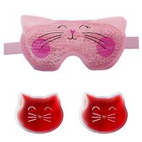 Cold Eye Mask, Hot Cold Compress Pack Eye Therapy Gel Bead Cooling Eye Mask for Puffy Eyes, Headache, Migraine Headaches, Migraines, Dark Circles, Sinus - Reusable Eye Face Mask (type5)