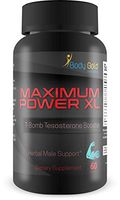 Maximum Power XL - T-Bomb Testosterone Booster - Boost Male Energy, Drive, and Growth - N02 & Testosterone Support - Boost Male Function - Feel Youthful Motivation and Energy - Be Your Best Today!