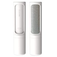 MEGON Pet Fur, Lint and Hair Remover - Portable, Self-Cleaning, Anti-Static, Dust Brush, Removes Dog, Cat Hair from Clothes, Furniture, Sofas, Armchairs, Carpets, Car Seats - White